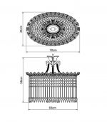 LUSTRE CRINOLINE 13L - Imagem 2