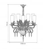 LUSTRE MILLE NUITS 12L PV - Imagem 2