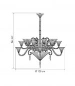 LUSTRE MILLE NUITS 18L GOLD - Imagem 2