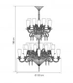 LUSTRE MILLE NUITS 36L PV - Imagem 2
