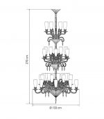 LUSTRE MILLE NUITS 42L PV - Imagem 2