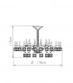 LUSTRE PARIS 36L - Imagem 2