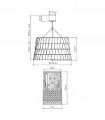 LUSTRE TUILE DE CRISTAL PICCADILLY GRANDE - Imagem 2