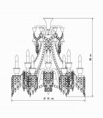 LUSTRE ZENITH CHARLESTON 12L - Imagem 2
