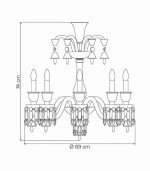 LUSTRE ZENITH FLOU 8L - Imagem 2