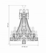 LUSTRE ZENITH LONGO 18L - Imagem 2