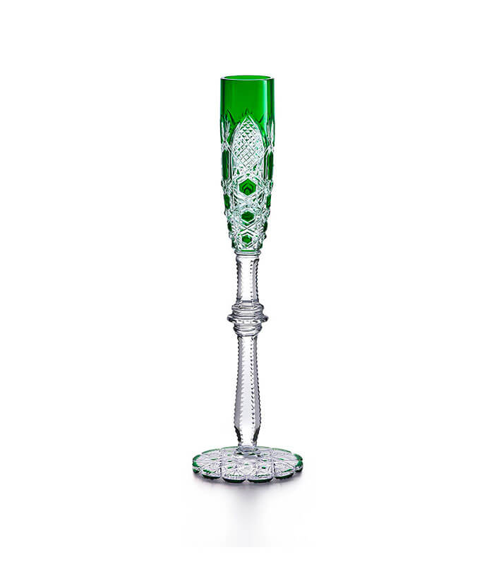 TAÇA-DE-VIDRO-TSAR-VERDE-PEQUENO TAÇA CHAMPAGNE TSAR VERDE PEQUENO - Imagem 1