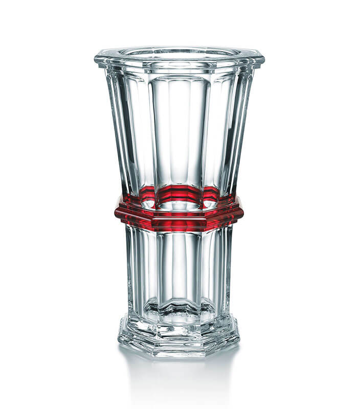 VASO-HARCOURT-RETO-320-VERMELHO VASO HARCOURT DROIT 320 VERMELHO - Imagem 1