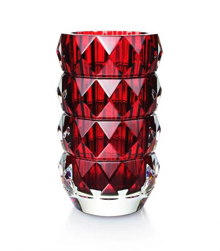 VASO LOUXOR REDONDO 230 VERMELHO